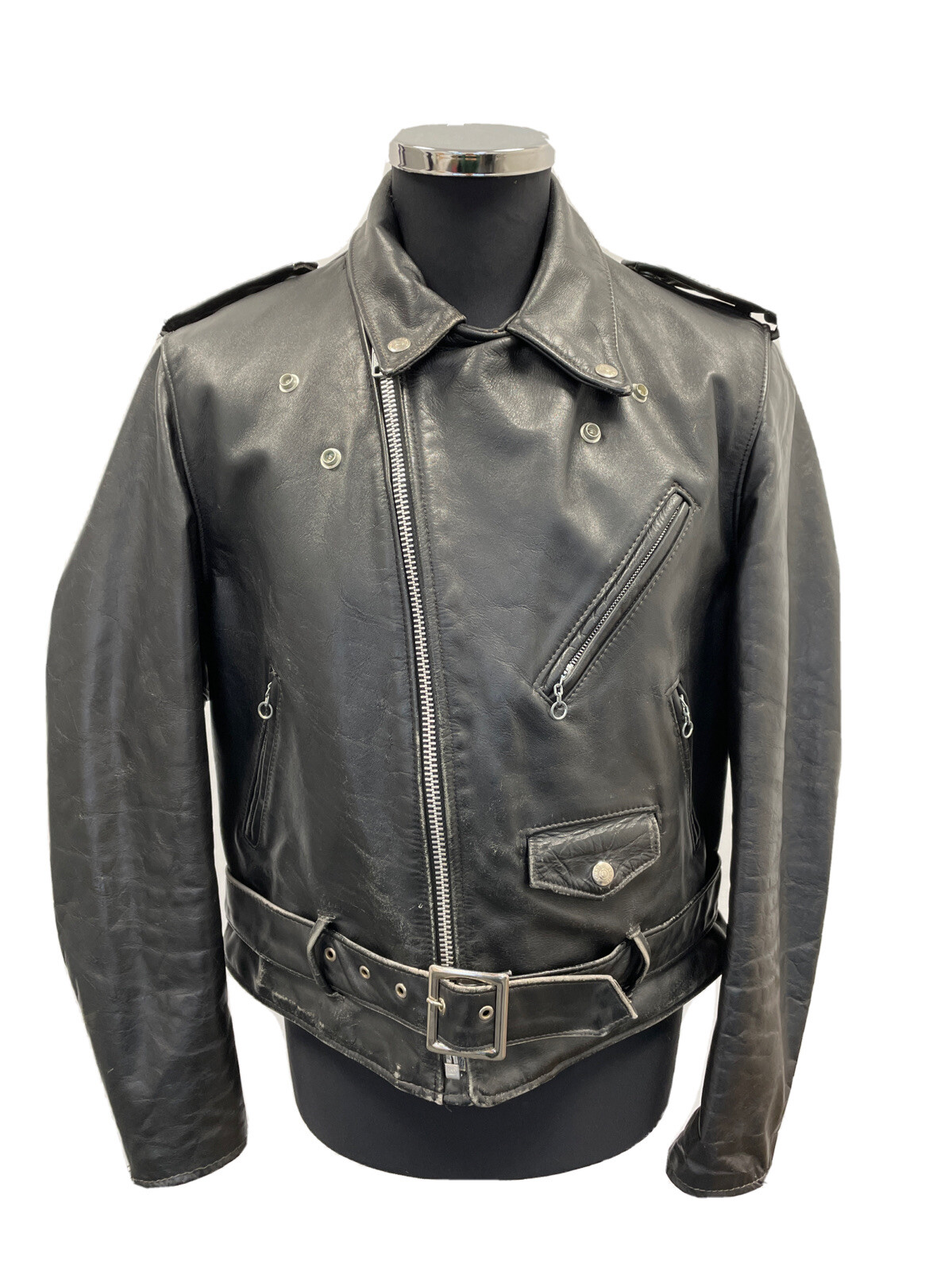 PERFECT BY SCHOTT N.Y.C MENS MAN GENUINE LEATHER JACKET JACKET