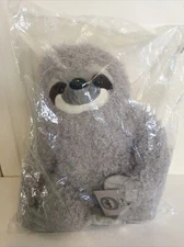 New KINREX Three Toed Sloth Stuffed Animal Plush Toy Gray 13 inch