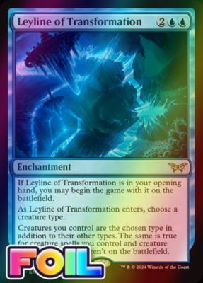 MTG 幽愁 foil x1 Leyline of Transformation DSK Duskmourn MTG 63 FOIL RARE M/NM