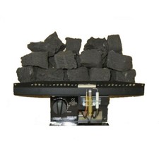 Gas Fire LPG Inset Tray 18" Living Flame T4 TAPERED Coal Or Logs UK Quality