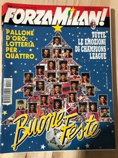 Rivista Forza Milan 1994 Nr. 12 Pallone d'oro: lotteria per quattro Champions L.