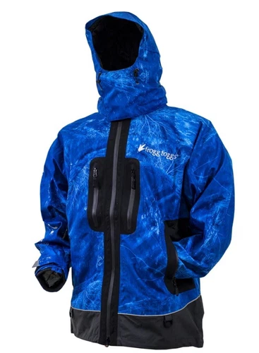 Limited Edition Frogg Toggs Pilot PRO Jacket  Sz M Realtree  Fishing Dark Blue  video thumbnail