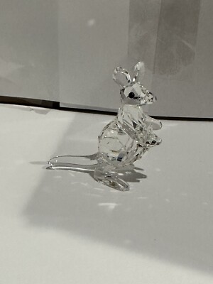 Swarovski Crystal Mother Kangaroo & Baby Joey 7609 NR 000 001 | eBay