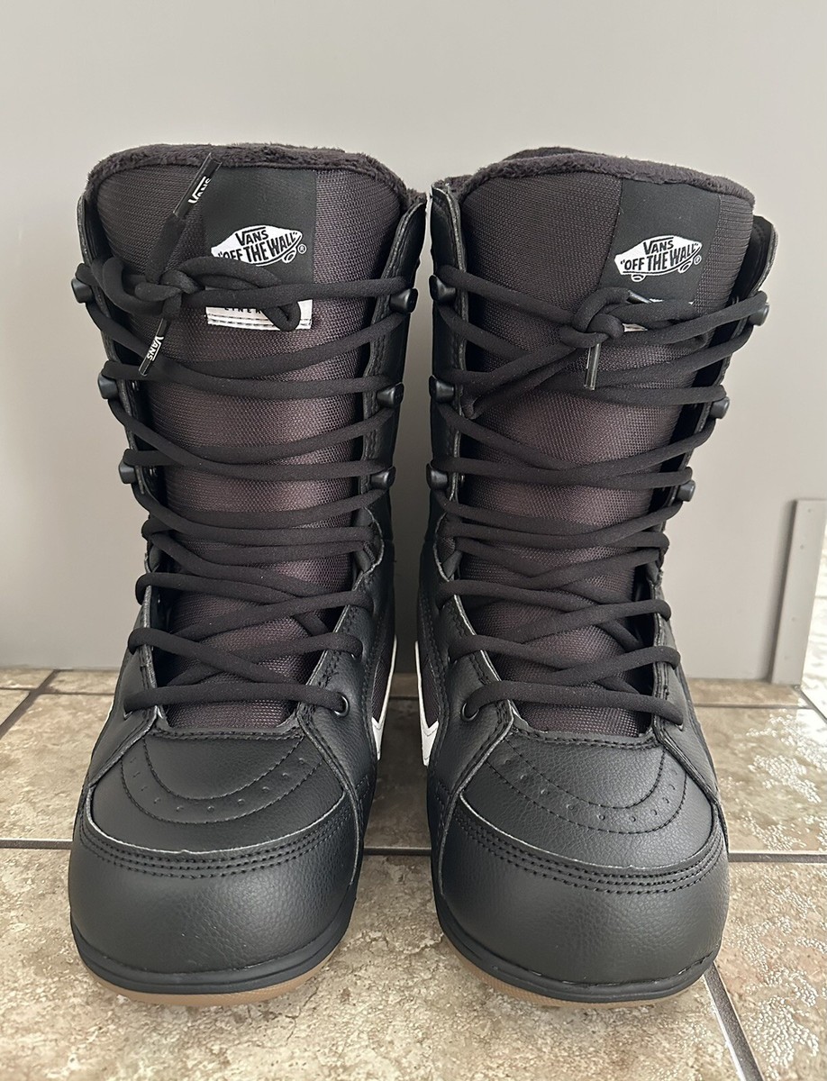 Vans Hi-Standard Black & Gum Linerless Snowboard Boots 2023 Vans Hi-Standard Black & Gum Linerless Snowboard Boots  main image 2
