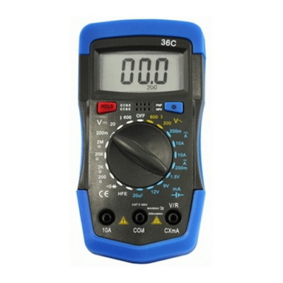 HOLDPEAK HP-36C Compact AC/DC 600 V Digitalmultimeter - 10 A Schnäppchenpreis!