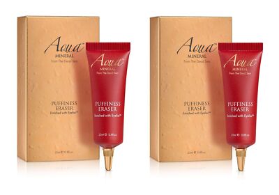PROMOTION Aqua Mineral PUFFINESS ERASER under eye bags remove puffy 2 BOXES 50ml