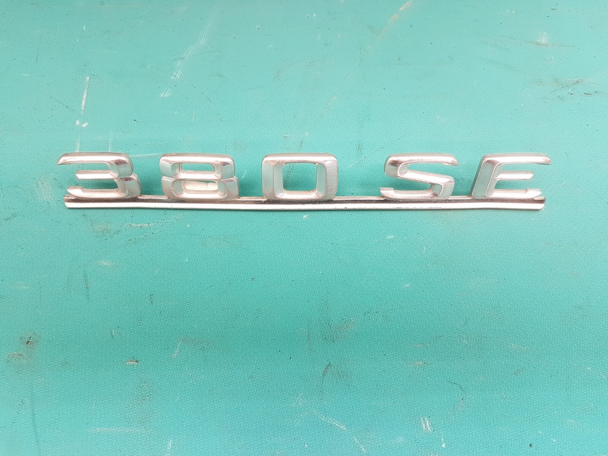 Original Mercedes-Benz W126 380SE Emblem Typenschild Schriftzug  
