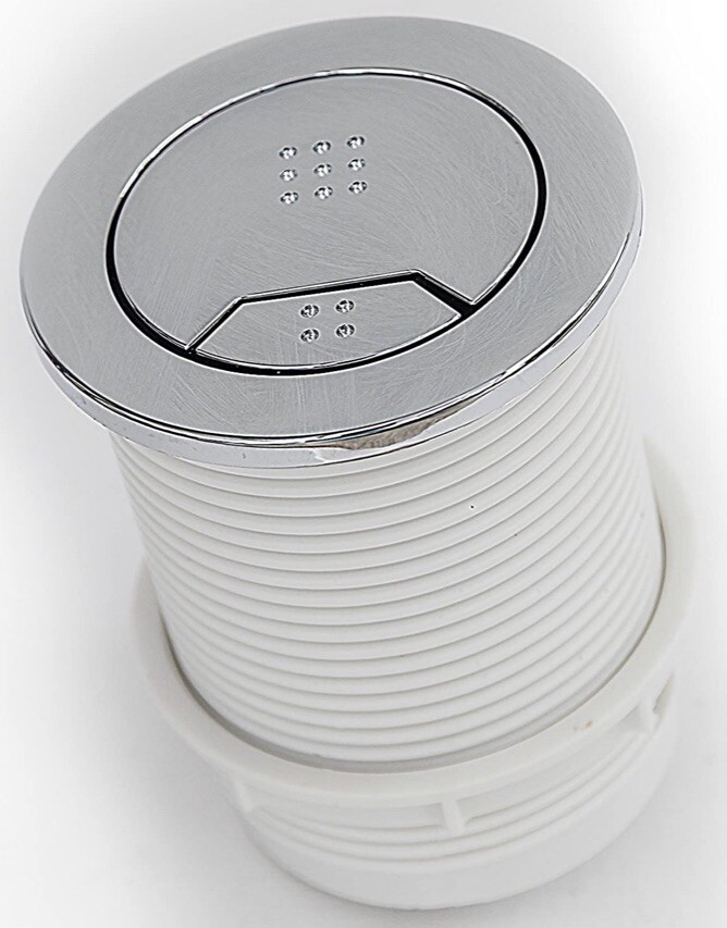 Tavistock  72mm Pneumatic Ideal Standard  Dual Flush Drop Valve Push Button New