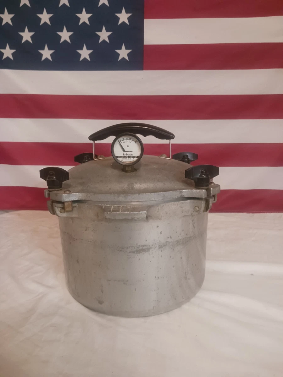 Vintage All American Pressure Cooker Canner 907 RARE 7 QT Dutch