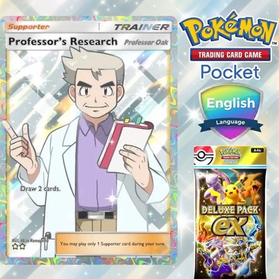 Pokemon TCG Pocket - Professor s Research (ENG) from DELUXE PACK