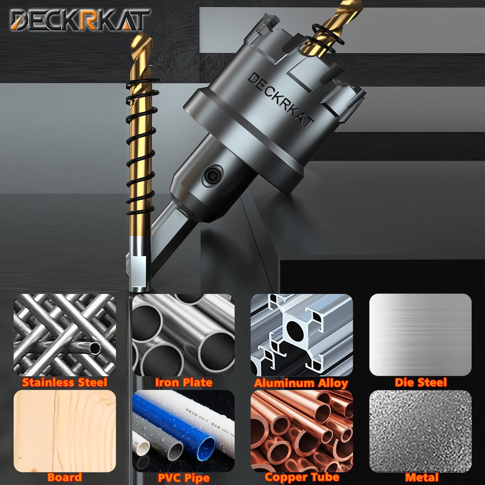 TCT Hole Saws Tungsten Carbide Tipped 16mm 5/8in 2 Pcs Metal Plastic