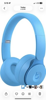 Beats Solo Pro Wireless On-Ear Bluetooth Headphones Light Blue A1881