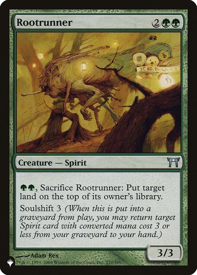 x1 Rootrunner - The List NM, The List