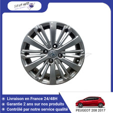 🇫🇷 JANTE ALUMINIUM PEUGEOT 208 ➤98081375VX ♻️