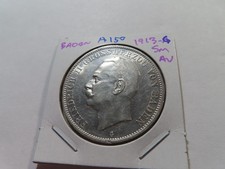A150 German State Baden 1913-G Silver 5 Marks AU