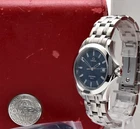 [ MINT /Box] Omega Seamaster Cal.1538 2511.81 Blue Dial 36mm Men's Watch JAPAN