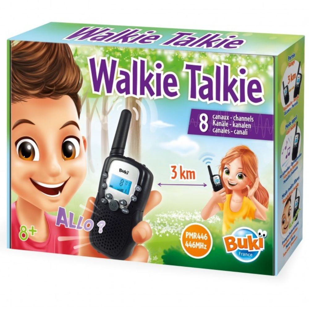 Talkie-walkie portée 3km compact pour communiquer sans réseau mobile