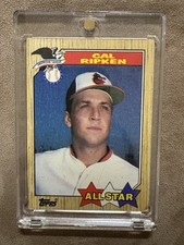 1987 Topps - All Star #609 Cal Ripken 3 Rare Errors