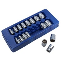 1/2 Zoll Antrieb Metrisch Mm Flache SteckschlüSseleinsäTze Bi-Hex 12-Seitig 1...