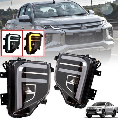 Daytime Running Front Light DRL LED For Mitsubishi Triton L200 MR 2019-2023