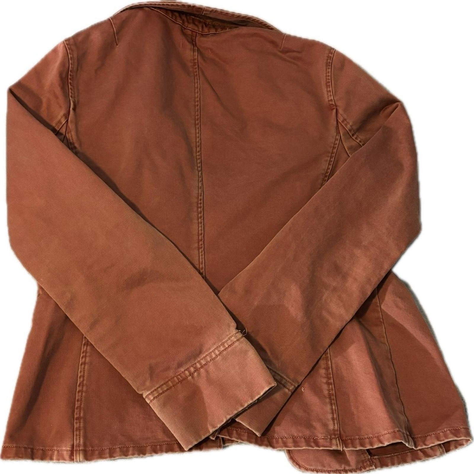 Gap Retro Orange / Brown Basic Jacket with Button… - image 2