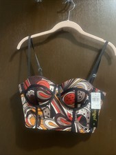 Like An Angel Bustier Corset Padded New W Tags Size S Hooks For Sizing Orange