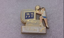 ED385 pin's Roland Garros France Telecom 36 15 short BLEU Arthus Bertrand