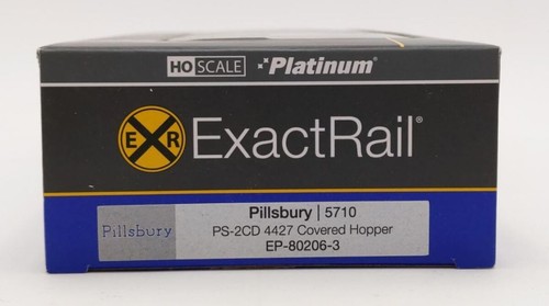 Coche tolva cubierta ExactRail EP-80206-3 HO escala Pillsbury PS-2CD 4427 #5710 LN - Imagen 2 de 2