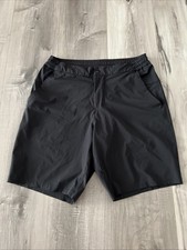 Męskie spodenki sportowe Lululemon Performance hybrydowe wodoodporne czarne 31