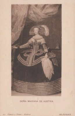 Kunst Postkarte - Dona Mariana De Austria, Velazquez, Hauser y Menet SW110