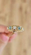 Vintage One of a Kind 18ct Yellow Gold Five Stone Ring