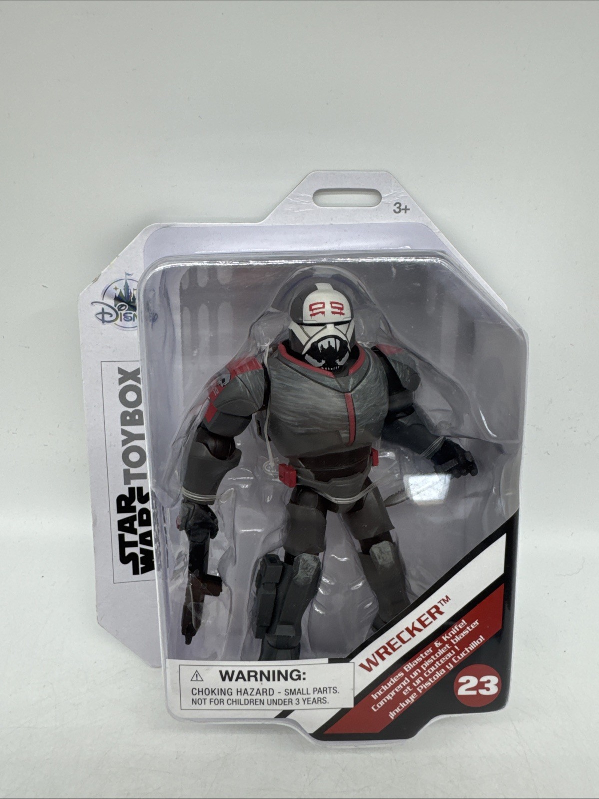 New Disney Star Wars Toybox Bad Batch Wrecker Toy Figure With Blaster & knife