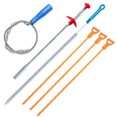 #ad #ad 39inch Drain Clog Removerx1 20inch Drain Snake Hair Removerx3 Cleaning Brus $15.79