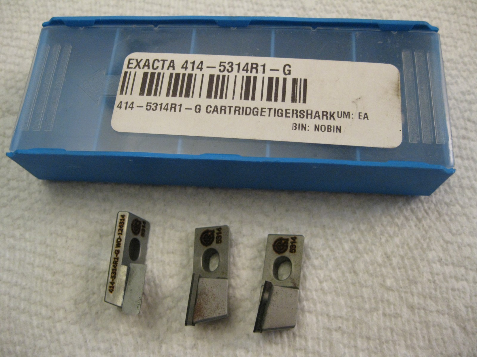 Exactaform EXACTA 414-5314R1-G Lot of 3 PCD Cartridge Inserts