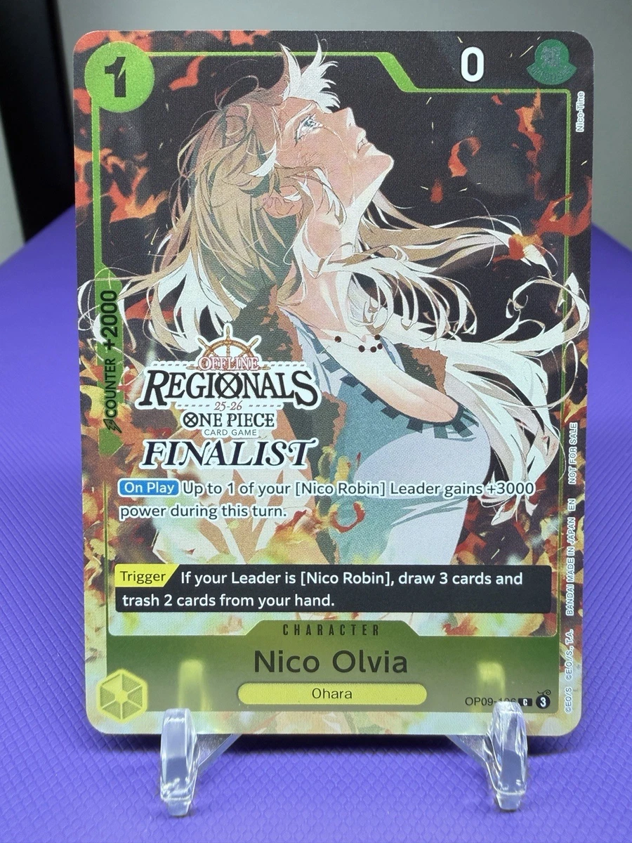 Nico Olvia OP09-106 One Piece Promotion Cards for sale | eBay