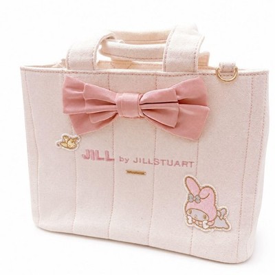 Sanrio My Melody x JILL by JILL STUART Schultertasche Pink Canvas unbenutzt