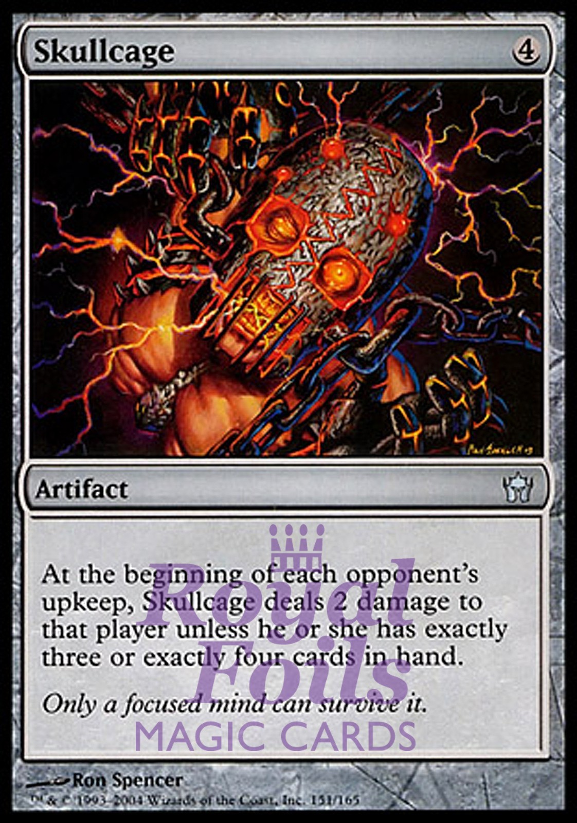Skullcage 1x FOIL 5DN MTG Fifth Dawn Uncommon MINT artifact