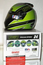 2024 WILLIAM BYRON #24 RAPTOR AUTOGRAPHED MINI HELMET W/HMS COA AWESOME RARE