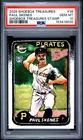 2025 Topps  Paul Skenes #38 Shoebox Treasures Stamp /99 PSA 10 RC ROOKIE