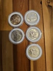 1965-1968 Kennedy Half Dollars 40% Silver US Mint Set of 5