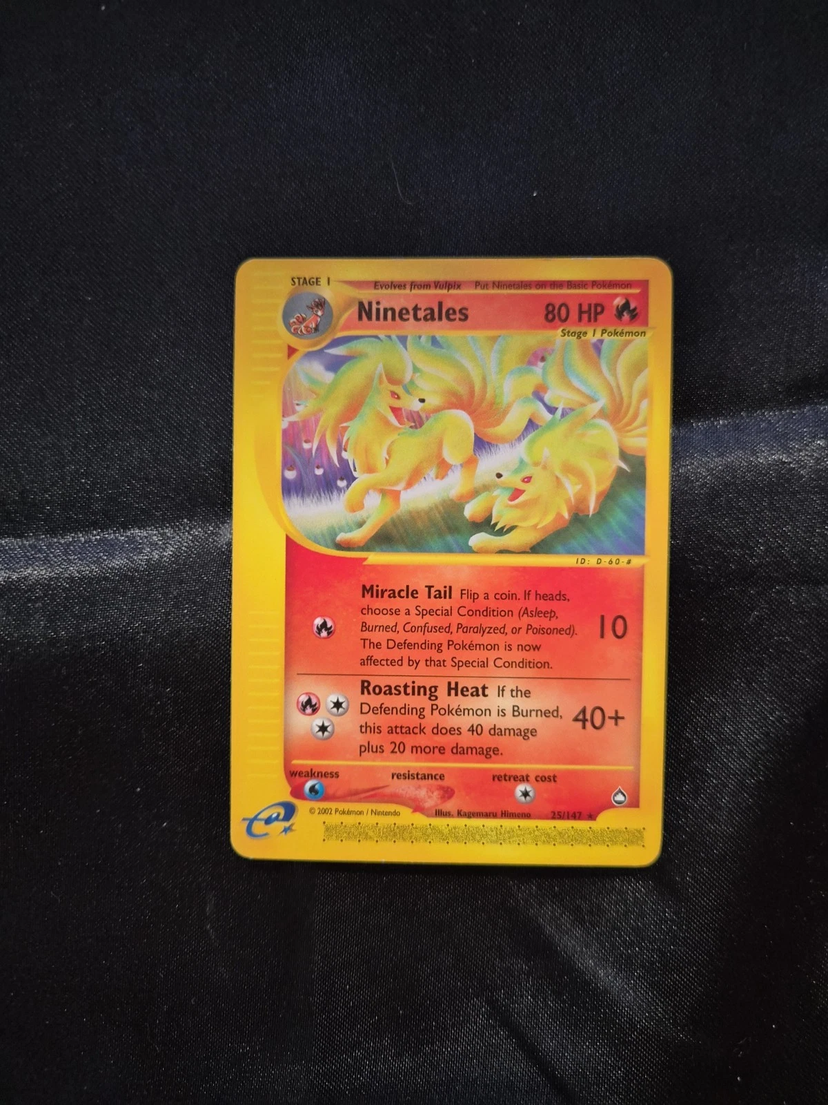 Pokemon Ninetales 025/147 Aquapolis Regular