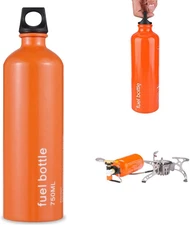 Aluminium Fuel Bottle 750Ml - Camping Fuel Container, Leak-Proof Oil Storage Can