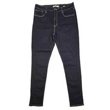 Levis Jeans womens 32 Blue Demin 721 high rise Skinny zip fly pants Size 32x30