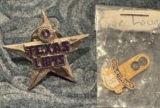 1969 Lions Club INTERNATIONAL Texas TX Lone Star Collectible Pin Pinback 