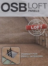 OSB Loft Boards 18mm Thick Tongue & Groove, 3 x 3 Pack, 1220x300mm