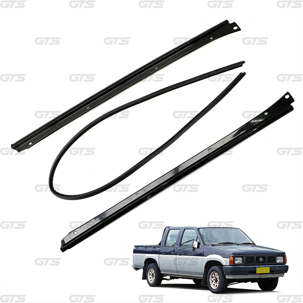 Set 3 Pcs. Front Windshield Molding Rubber Seal For Nissan Big-M D21 1986 - 1997