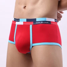 Men's Briefs Cotton Boxers Breathable Comfortable New Sexy Gay Sports Shorts