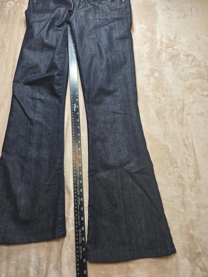 Pantalones de mezclilla J & Company Beverly tiro alto corte bota para mujer talla 29 lavado medio Foto 4 de 4