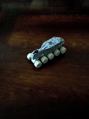 STAR WARS CLONE TURBO TANK DIECAST TITANIUM SERIES