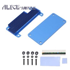1Set V1 Aluminum Protective Case Metal Shell for Raspberry Pi Zero 2W B2AM